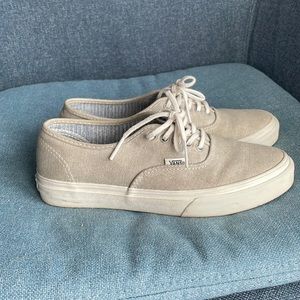 Light grey canvas Vans